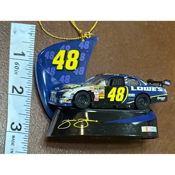 2008 Lowe's Nascar Jimmie Johnson #48 Ornament 3" (Comes w/Original Box) - Picture 15 of 16